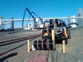 Check out our World Telecom & Surveillance Technicians at work